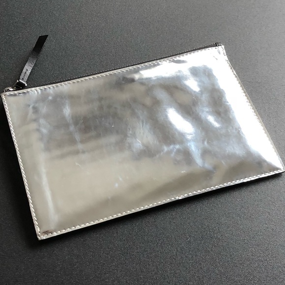 Madewell Colorblock Leather Pouch Clutch - Picture 2 of 4